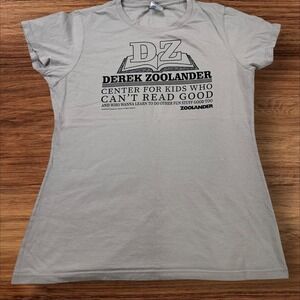 Port & Company Zoolander Movie T Shirt‎ Derek Center Kids Cant Read Good S